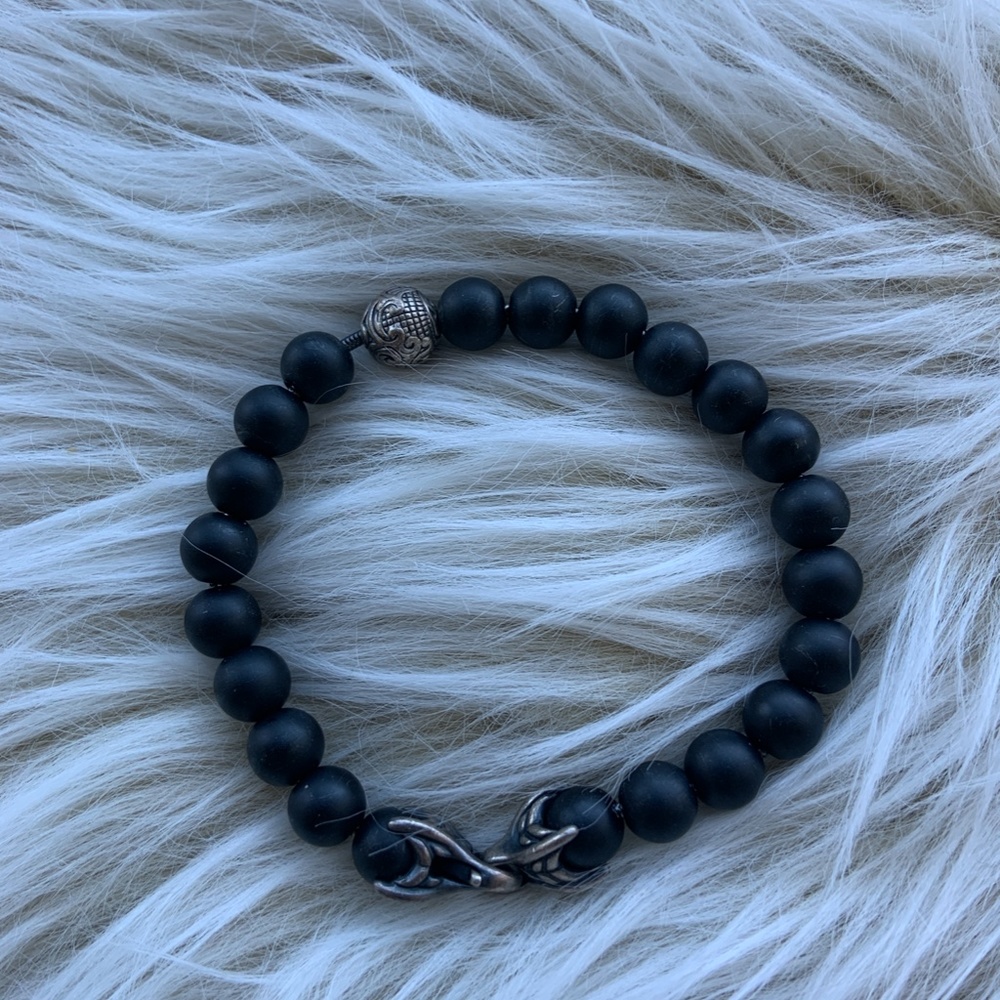 David Yurman Spiritual Beads Bracelet Black Onyx